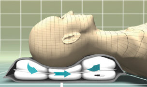 Single Inflatable Pillow For Side and Stomach Sleepers