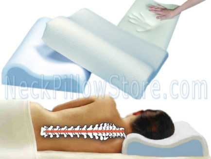 Contour Pillow | Memory Foam Contour Pillow | Contour Neck Pillow