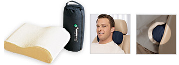 Tempur Pedic Travel Pillow With Storage Bag